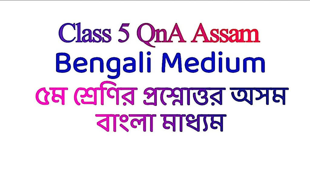 Class 5 QnA Assam